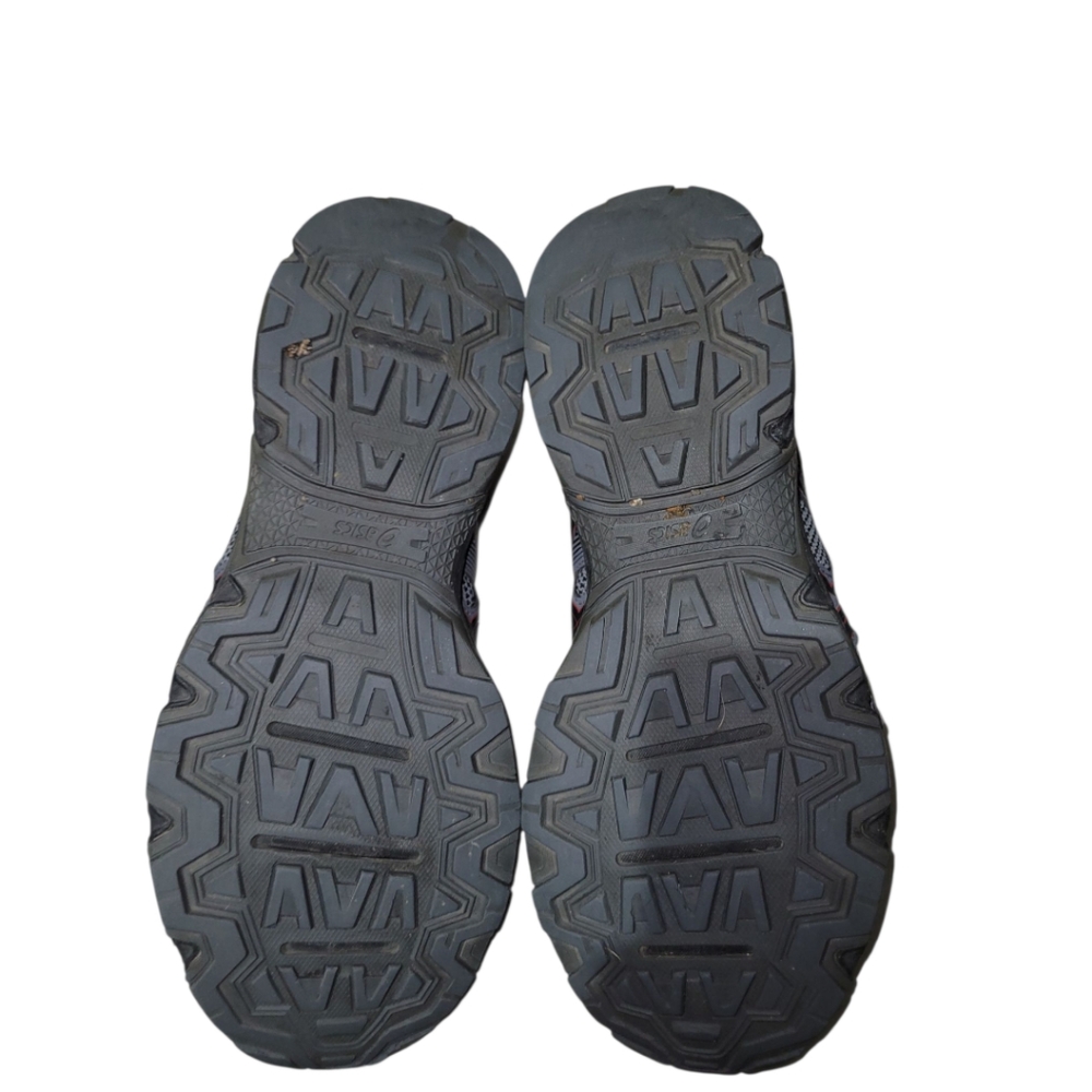 Asics GEL Venture 8 Trail Running shoes, Grey/Red/Black, 101B396, Men's sz 10.5 - Picture 9 of 14